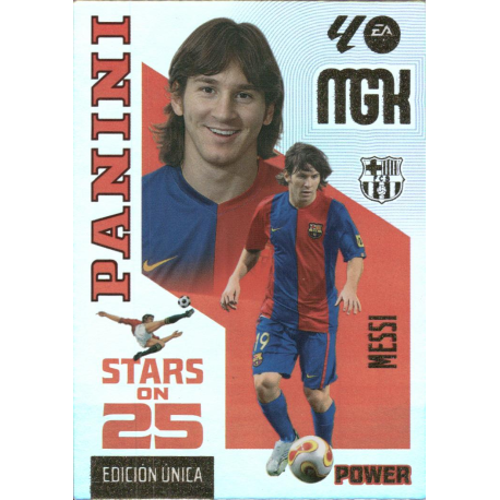 Colecciona Messi Stars on 25 Barcelona Megacracks 2026-27