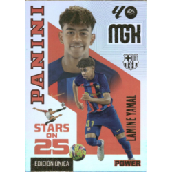 Encuentra Lamine Yamal Stars on 25 Barcelona Megacracks 2026-27 cards sueltas