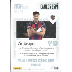 Consigue ahora Carlos Espí Master Rookie Power Levante Colección Megacracks 2026-27
