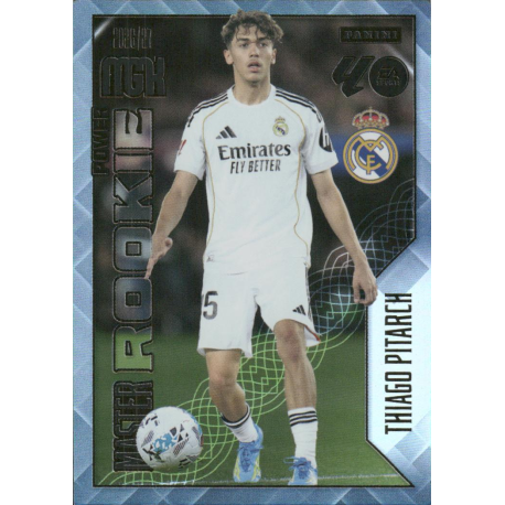 Consigue ahora Thiago Pitarch Master Rookie Power Real Madrid Card colección Megacracks 2026-27