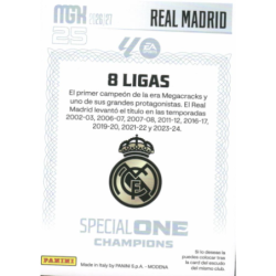 Completa tu colección Real Madrid Special One Champions  Colección Panini Megacracks 2026-27