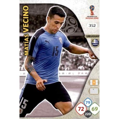 Matías Vecino Uruguay 352 Adrenalyn XL Russia 2018 