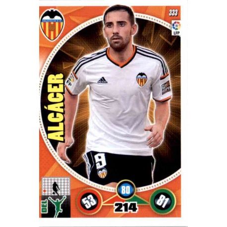 Alcácer Valencia 333 Adrenalyn XL La Liga 2014-15