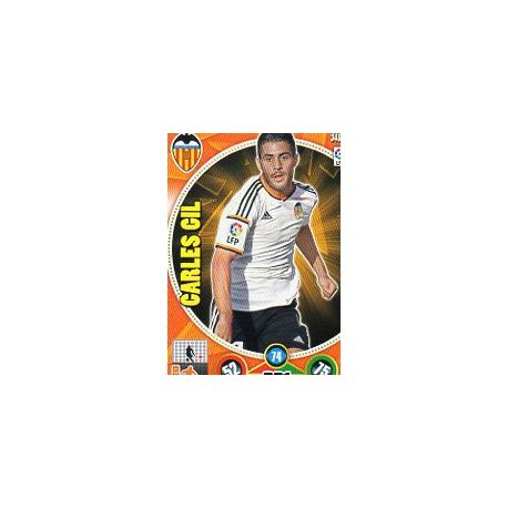 Carles Gil Valencia 340 Adrenalyn XL La Liga 2014-15