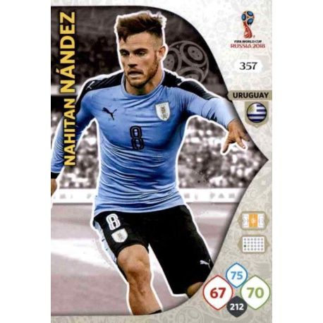 Nahitan Nández Uruguay 357 Adrenalyn XL Russia 2018 