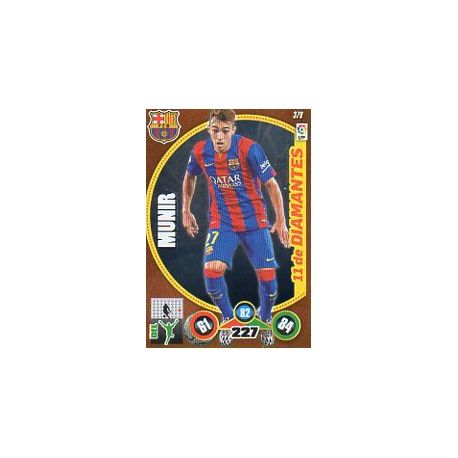 Munir Diamantes 379 Adrenalyn XL La Liga 2014-15