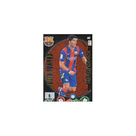 Luis Suárez Súper Cracks 453 Adrenalyn XL La Liga 2014-15
