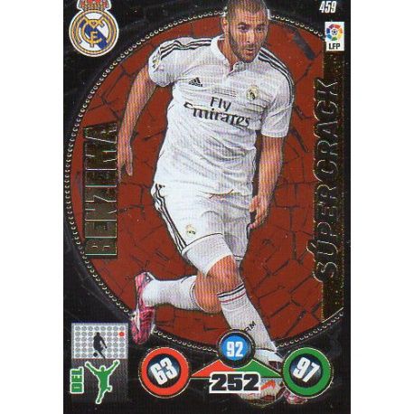 Benzema Súper Cracks 459 Adrenalyn XL La Liga 2014-15