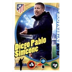 Diego Pablo Simeone Plus Entrenador 471 Adrenalyn XL La Liga 2014-15