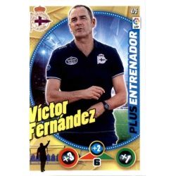 Víctor Fernández Plus Entrenador 475 Adrenalyn XL La Liga 2014-15