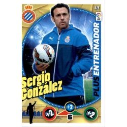 Sergio González Plus Entrenador 478 Adrenalyn XL La Liga 2014-15
