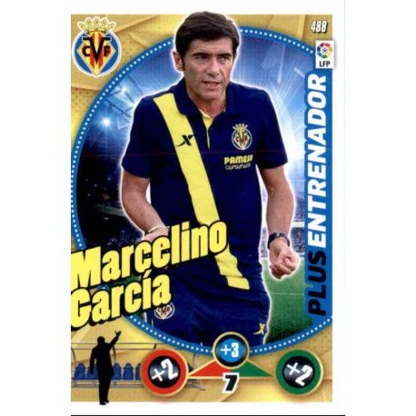 Marcelino García Plus Entrenador 488 Adrenalyn XL La Liga 2014-15