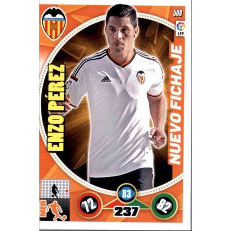 Enzo Pérez Nuevo Fichaje 508 Adrenalyn XL La Liga 2014-15