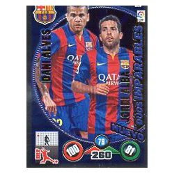 Dani Alves Jordi Alba Nuevo Dúos Imparables 520 Adrenalyn XL La Liga 2014-15