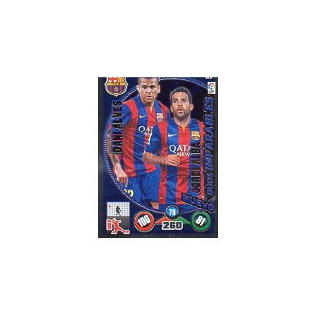 Dani Alves Jordi Alba Nuevo Dúos Imparables 520 Adrenalyn XL La Liga 2014-15