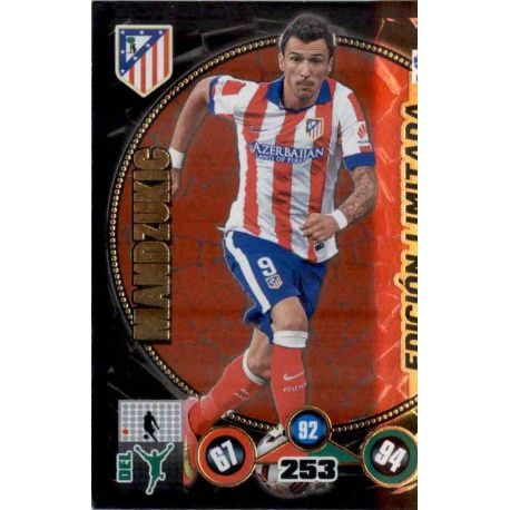 Mandzukic Edición Limitada EL10 Adrenalyn XL La Liga 2014-15