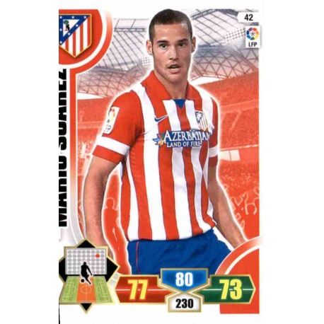 Mario Suárez Atlético Madrid 42 Adrenalyn XL La Liga 2013-14