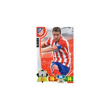 Gabi Atlético Madrid 43 Adrenalyn XL La Liga 2013-14