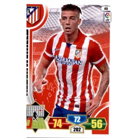 Alderweireld Atlético Madrid 49 Adrenalyn XL La Liga 2013-14