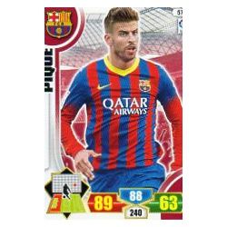 Piqué Barcelona 57 Adrenalyn XL La Liga 2013-14