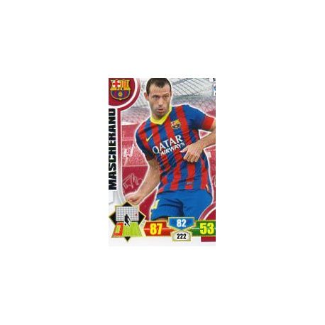 Mascherano Barcelona 58 Adrenalyn XL La Liga 2013-14