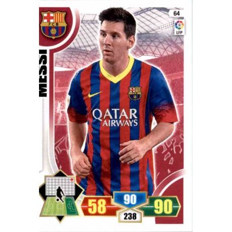 Messi Barcelona 64 Adrenalyn XL La Liga 2013-14