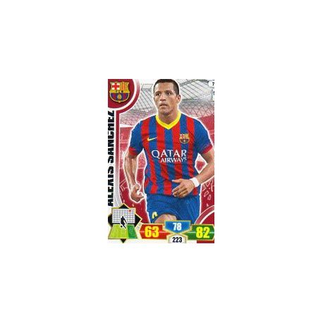 Alexis Sánchez Barcelona 71 Adrenalyn XL La Liga 2013-14