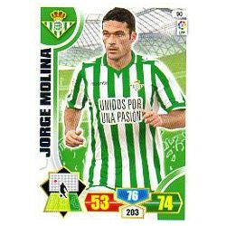 Jorge Molina Betis 90 Adrenalyn XL La Liga 2013-14