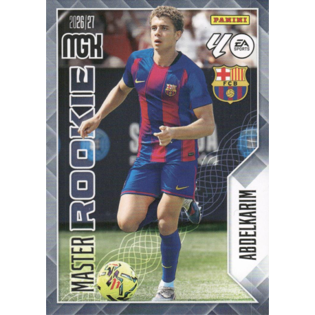 Hazte con Abdelkarim Master Rookie Barcelona Panini MGK 2026-27