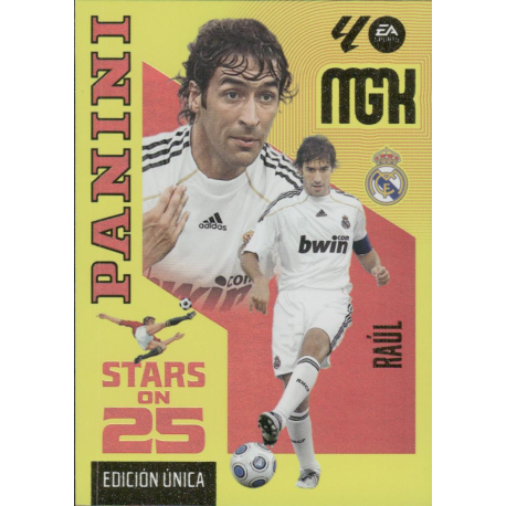 Encuentra Raúl Stars on 25 Real Madrid Panini Megacracks LaLiga 2026-27