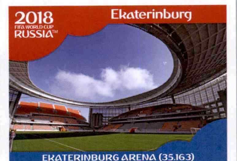 Ekaterinburg Arena Stadiums No 8 Panini World Cup 2018 Russia 