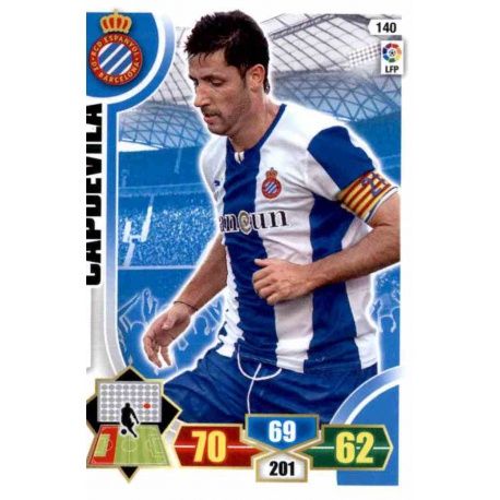 Capdevila Espanyol 140 Adrenalyn XL La Liga 2013-14