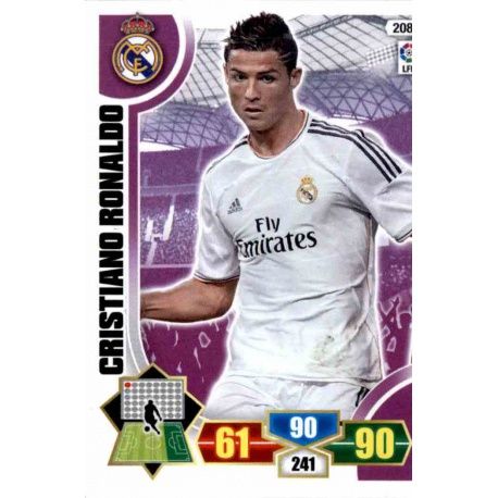 Cristiano Ronaldo Real Madrid 208 Adrenalyn XL La Liga 2013-14