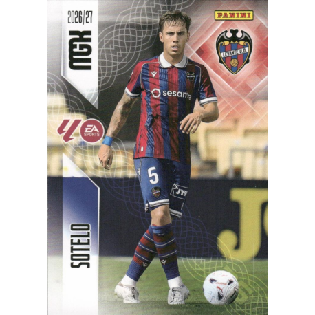 Compra online Hugo Sotelo Levante Megacracks 2026-27 card Panini