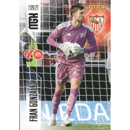Get Fran González Sevilla Panini Megacracks 2026-27