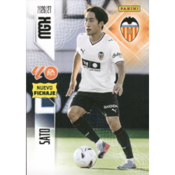 Hazte con Sato Nuevo Fichaje Valencia Cartas Panini Megacracks 2026-27