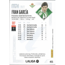Add to your collection Fran García Nuevo Fichaje Real Betis Panini Megacracks LaLiga 2026-27