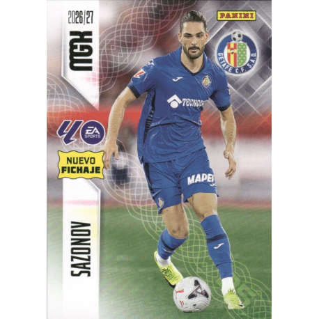 Encuentra Sazonov Nuevo Fichaje Getafe Cromos Megacracks 2026-27