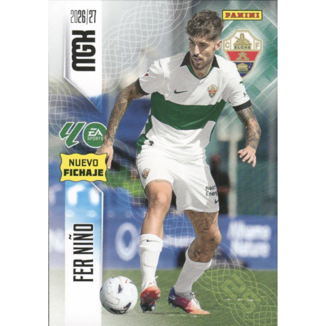 Get it now Fer Niño Nuevo Fichaje Elche Panini MGK 2026-27