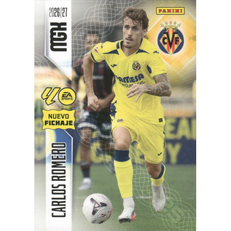 Buy Cards Carlos Romero Nuevo Fichaje Villarreal Panini Megacracks Card Collection