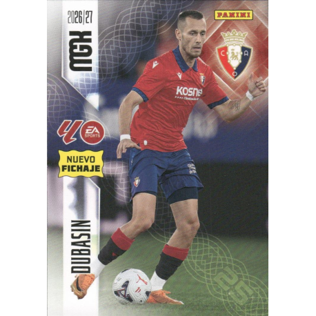 Compra online Dubasin Nuevo Fichaje Osasuna Panini Megacracks 26-27