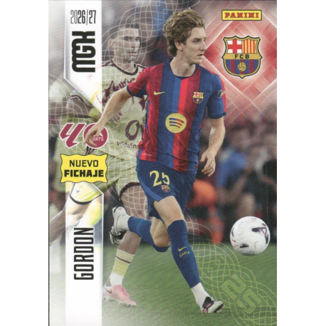 Buy Cards online Gordon Nuevo Fichaje Barcelona Panini Megacracks 2026-27