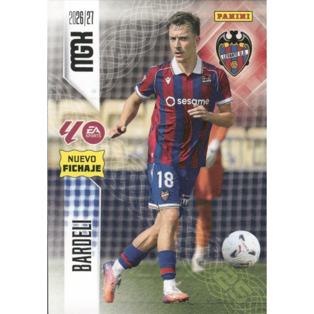 Find and Buy Cards Bardeli Nuevo Fichaje Levante Panini Megacracks 2026-27