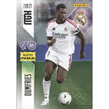 Collect Dumfries Nuevo Fichaje Real Madrid Panini Megacracks 26-27