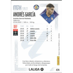 Encuentra Andrés García Nuevo Fichaje Getafe Panini Megacracks LaLiga 2026-27