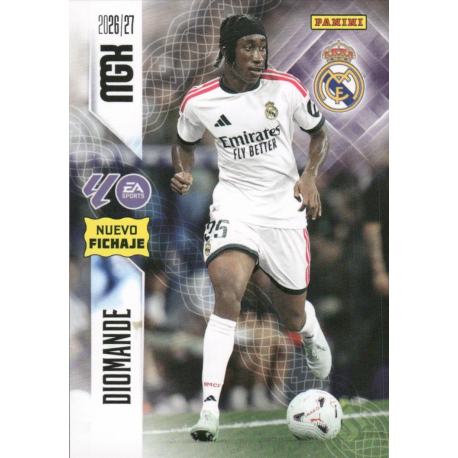 Complete your collection Diomandé Nuevo Fichaje Real Madrid Megacracks 2026-27 Football Card