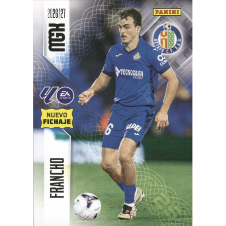 Colecciona Francho Nuevo Fichaje Getafe Megacracks 2026-27 Panini card