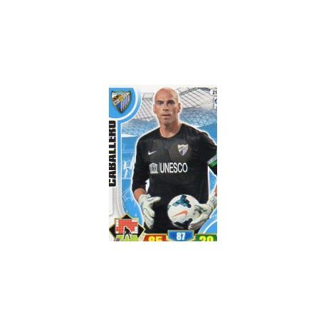 Caballero Málaga 217 Adrenalyn XL La Liga 2013-14