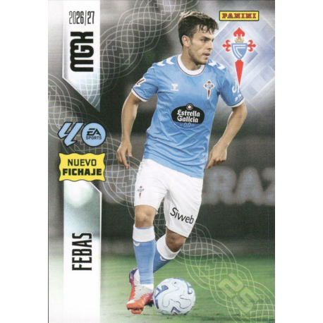 Busca y compra Febas Nuevo Fichaje Celta Vigo Megacracks 2026-27 cartas sueltas