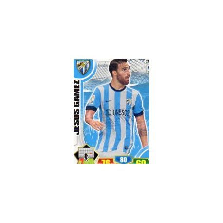 Jesús Gámez Málaga 218 Adrenalyn XL La Liga 2013-14